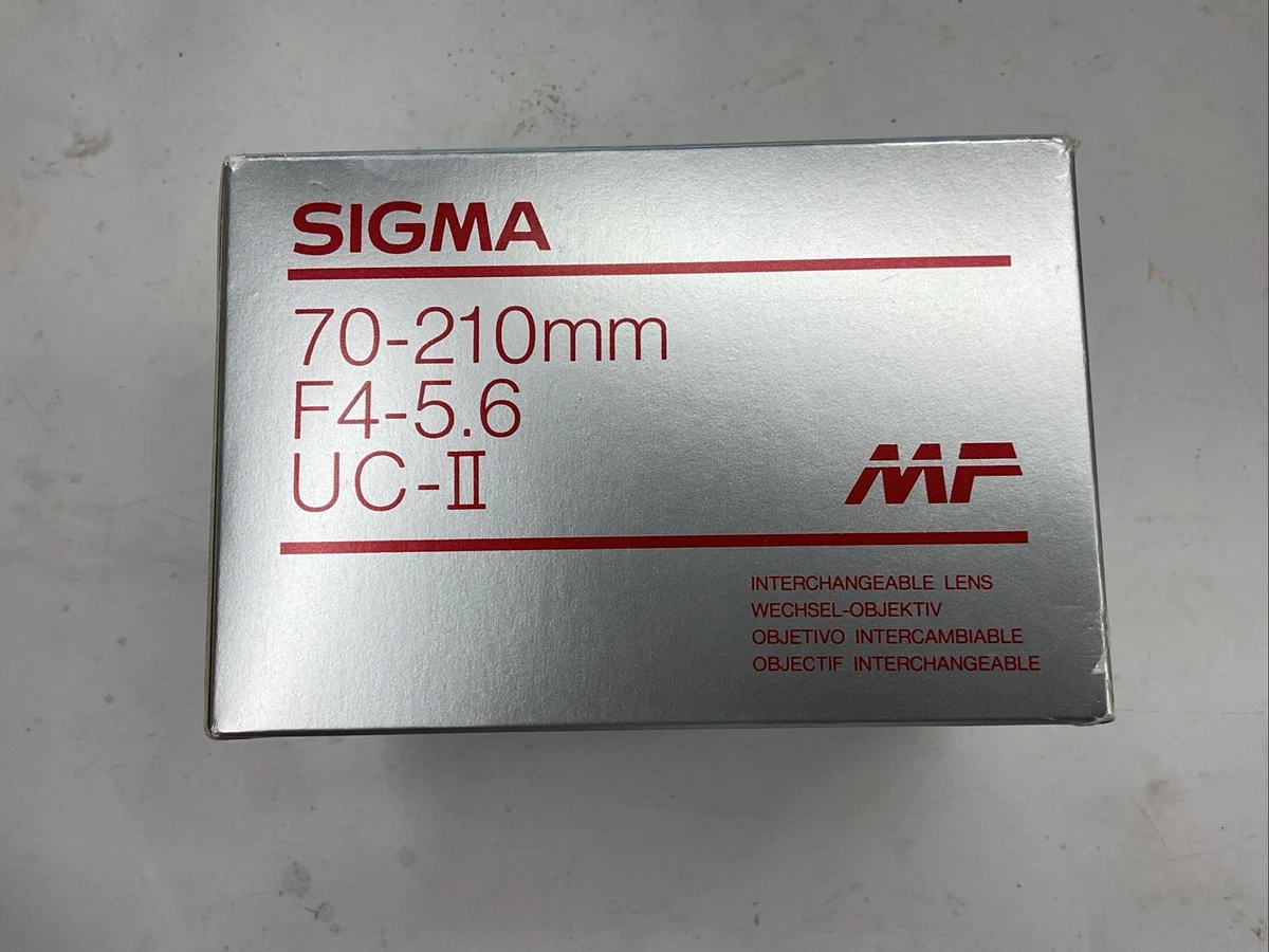 Sigma 70-210mm Focal Camera Lenses for sale | eBay