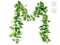 KüNstliche Efeu Eukalyptus Girlande Deko Hochzeit Garten Zimmer 2 StüCk 2,4M