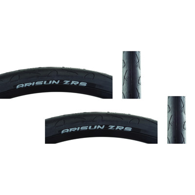 Pack of 2 Arisun ZRS 26 x 2.0 Clincher Wire TPI 75 Black/Black Reflective