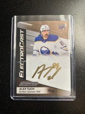 2023-24 Upper Deck Engrained Alex Tuch ElectroCast GOLD Paint Pen Auto #03/15