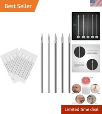 Individually Packed 14G 16G Stainless Steel Piercing Needles - 100 Pieces