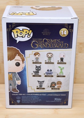 Funko Pop! Fantastic Beasts Crimes Grindelwald Newt Scamander #14 con protector - Imagen 4 de 7