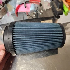 R & D Air Filter Pro Flow Power Plenum Intake ID 3-1/2" 8" OAL - new