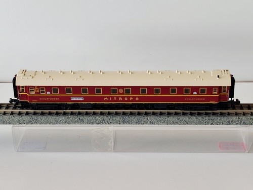 COCHE CAMA 22054 MITROPA ÉPOCA II DEL SET MINITRIX 11088-4 (J255) | Condition: Usado