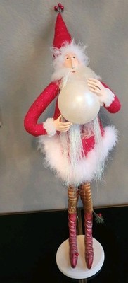 Ultra Rare 30'' Christmas Krinkles Patience Brewster Santa Elf Wizard Dept 56 