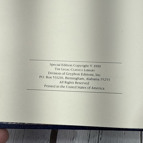 Great American Law Reviews, Volume III- Legal Classics Library Hardcover 1990 - Picture 7 of 13