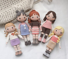 Crochet Girl Doll   Handmade Amigurumi Doll