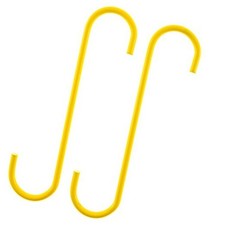 Heavy-Duty Steel Brake Caliper Hangers - Durable 1/4 in Steel - Yellow, 8.4