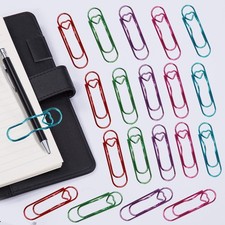 Metal Pen Holder Clips set 20 PCS Notebook Clip Organizer mixed