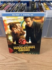 Mississippi Grind (Blu-ray, 2015) With Slipcover Ultra Rare!! A24 Films