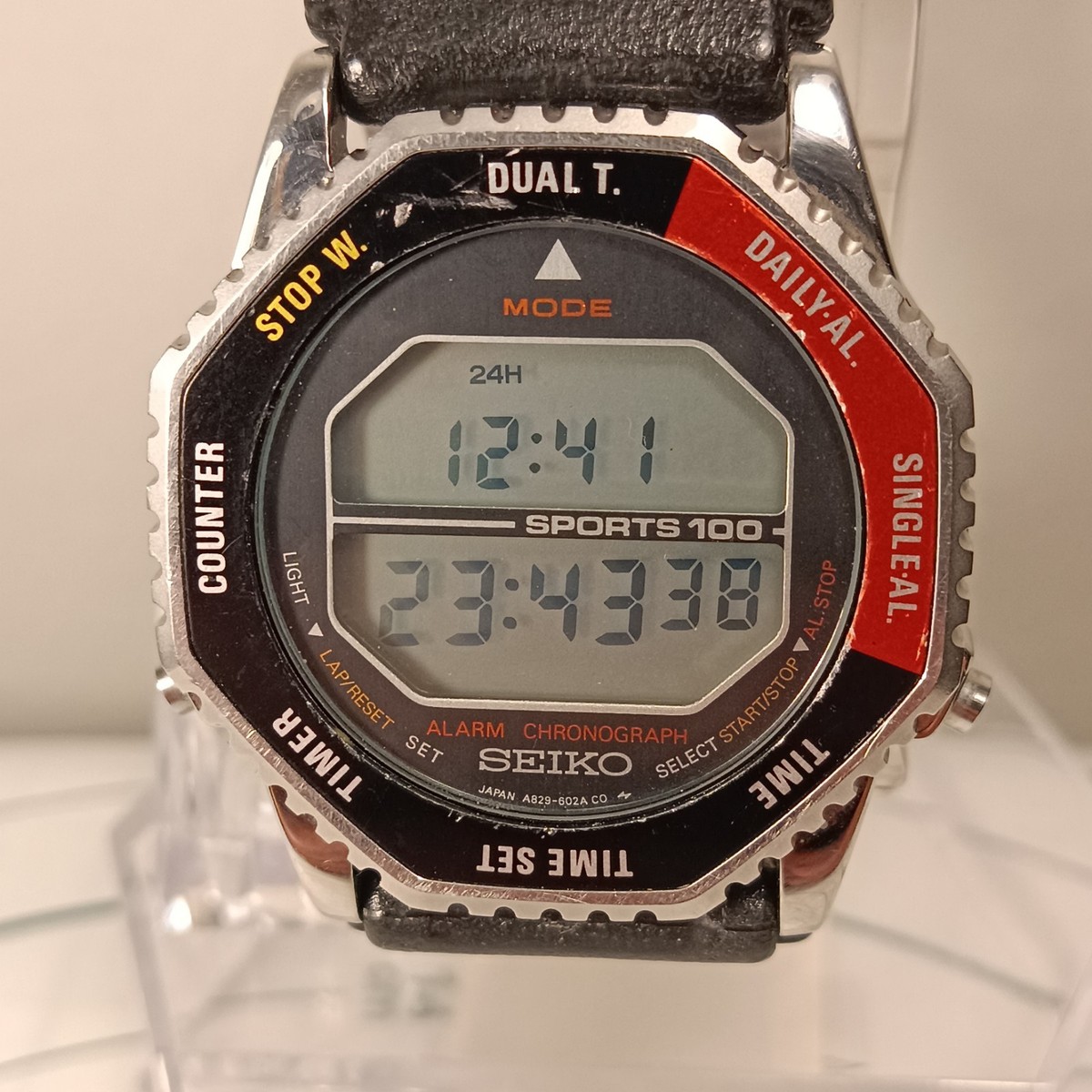 Seiko Astronaut Watch A829-6029 Rotocall Oct 1982 Made In Japan