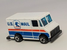 Vintage HOT WHEELS Letter Getter 1976 HONG KONG Original US MAIL TRUCK #9643