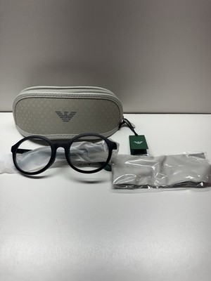 Emporio Armani Boys' EK3005 Round Prescription Eyewear Frames Matte Black Green