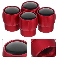  4 Pcs Wheel Valve Stem Caps Universal Covers Replacement Tire Colored
