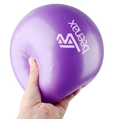 Beenax 23 cm weicher Pilatesball - 9 Zoll Übung, 1 Stück (1er Pack), lila 