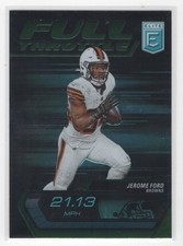 #22 Jerome Ford 2024 Donruss Elite Full Throttle Green Cleveland Browns