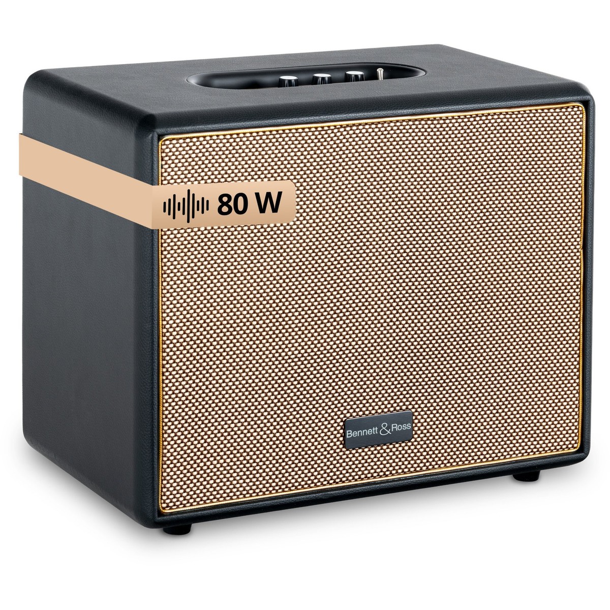 Retro Vintage Bluetooth Lautsprecher Leder Optik drahtlos Stereo