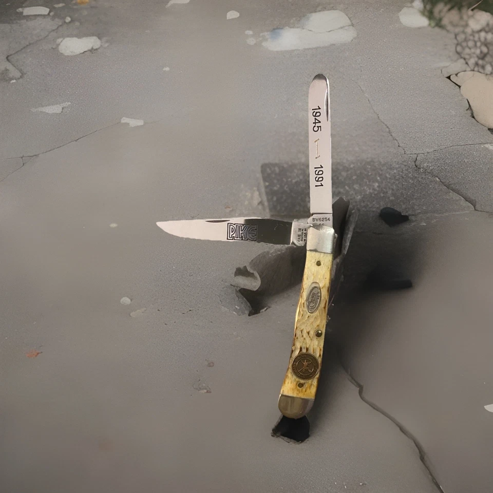 Sportsman's Wildlife Club Case XX Pike Pocket Knife 1941-1991 W/case - Image 4 of 4