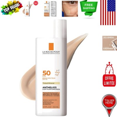 Anthelios Sunscreen SPF 50 - Lightweight, Tinted, Water-Resistant Protection