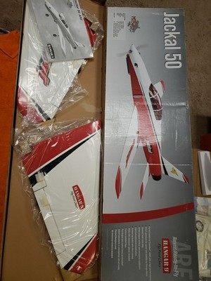 Hangar 9 -  Jackal 50 RC PLANE  - ARF  63'' WS - New! - L26