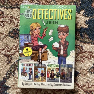 The Third Grade Detectives On the Case 4 Books in 1 George E Stanley Sealed