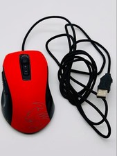 Roccat Kone Pure Wired Gaming Mouse Red Black Used Tested