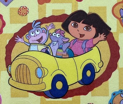 Unique Brand New Dora The Explorer Stickers 2 Sheets NIP Nickelodeon Nick Jr