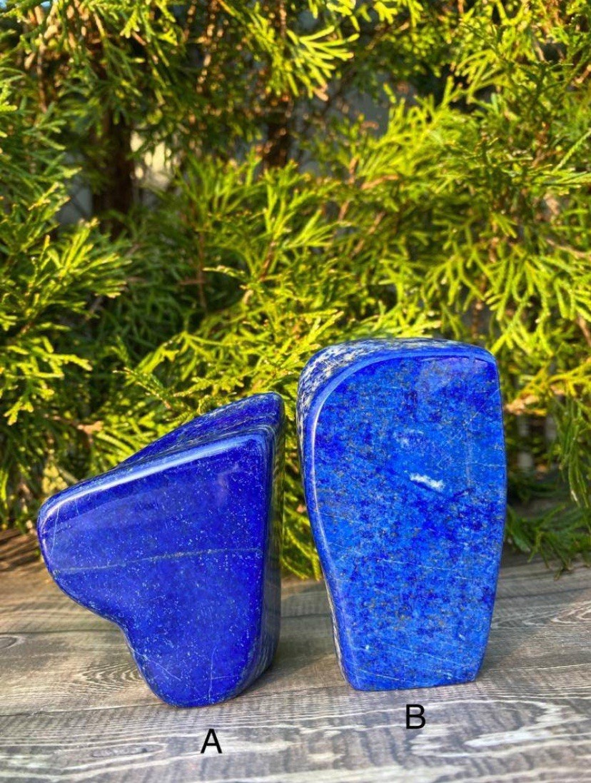 Lapis Lazuli Freeform Natural Blue Crystal Gemstone High Quality Smooth Polished