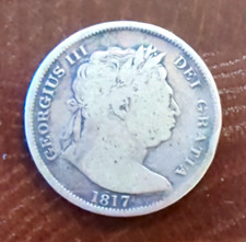 Great Britain George III Half Crown 1817 Milled Era (1816–1837) Coin