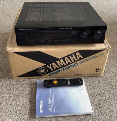 Yamaha DSP-E800 AV Surround Sound Prozessor Verstärker Boxed mit Fernbedienung & Handbuch