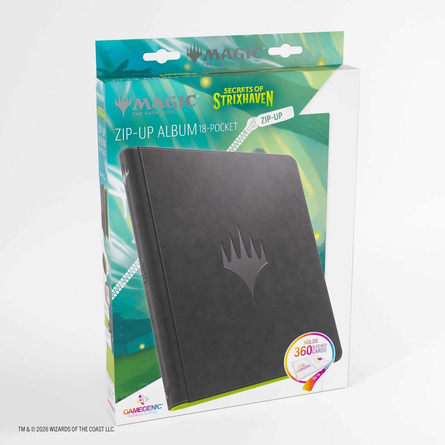 Gamegenic Magic: The Gathering Secrets of Strixhaven Prime Zip-Up Album 18-Pocke