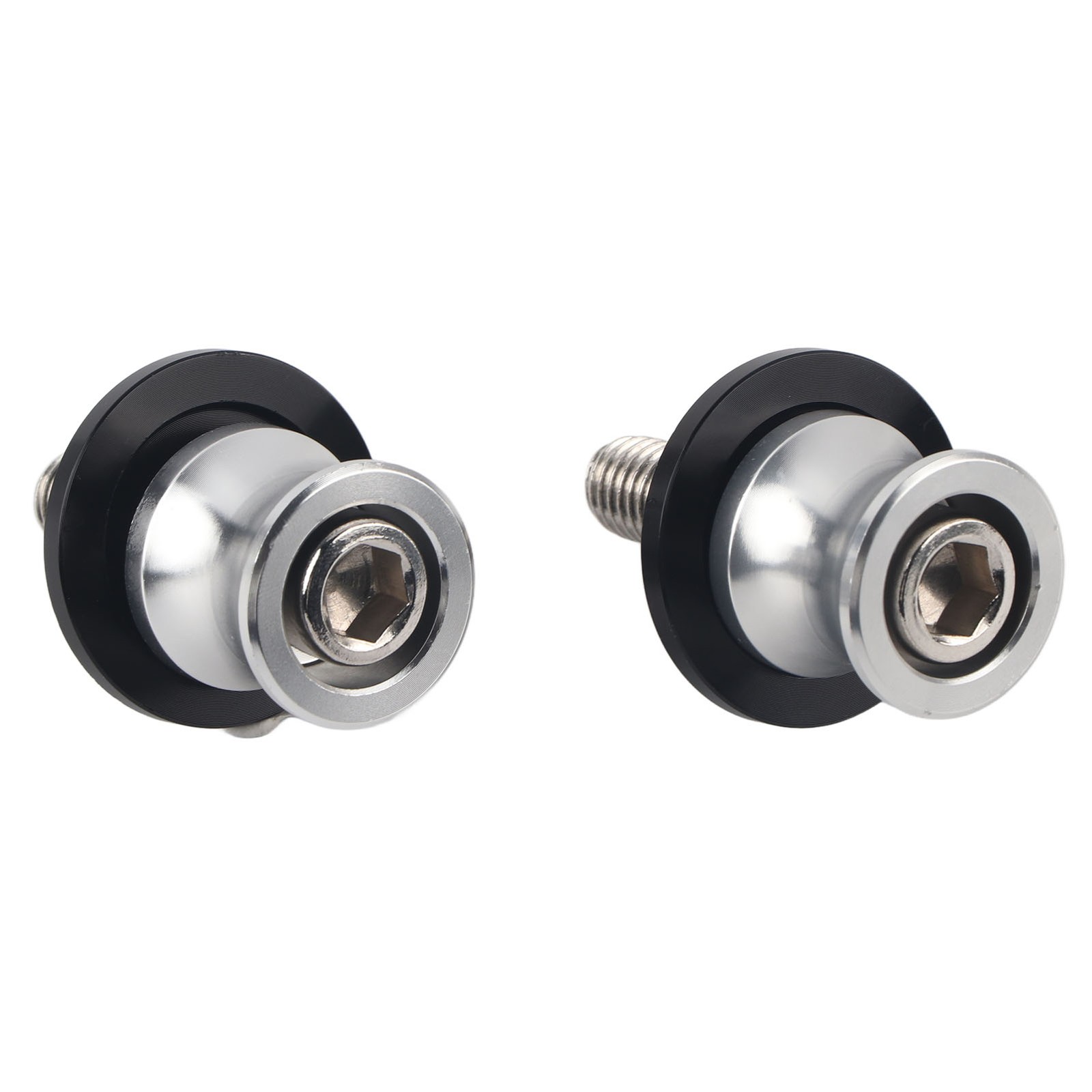 10mm Motorcycle CNC Rear Stand Swing Arm Spool Sliders Stand Swingarm Bobbin BAJ