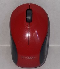 Logitech M187 Wireless Mini Optical Mouse - Red 810-003473