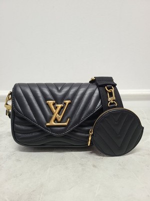 Louis Vuitton Umhängetasche schwarz New Wave Multi Pochette 131394644