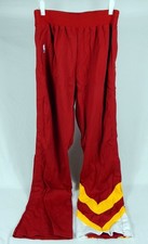 1989-90 Atlanta Hawks Antoine Carr #35 Game Used Red Warm Up Pants 36 826