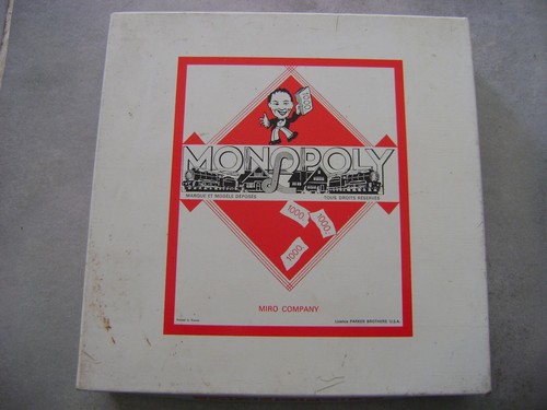 Monopoly , Miro Compagnie, Édition Française ,1961 Jeu Ancie
