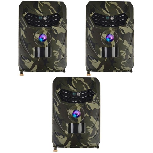3pcs PR-100 Photo Traps 12MP Digital Camera IP56 Waterproof Hunting - 第 7/12 張圖片