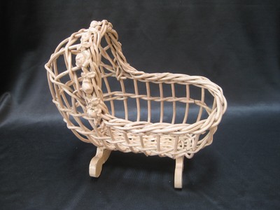 wicker bassinet rocker