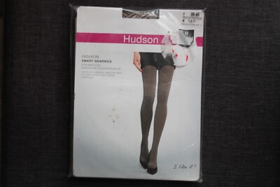 Hudson Fashion Smart Graphics Strumpfhose Gr. 38-40 Muster Bicolor Neu OVP