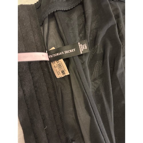 Victoria's Secret Sexy Little Things corsetto giarrettiera cintura pizzo nero 36C nuovo con etichetta - Foto 9 di 22