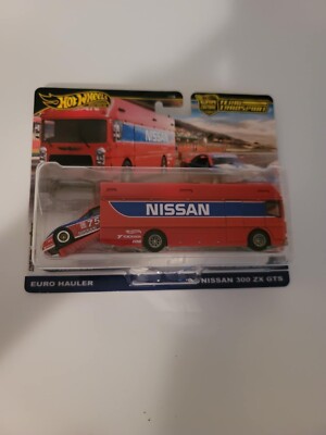 Hot Wheels 2024 Team Transport '94 Nissan 300ZX GTS & Euro Hauler #73