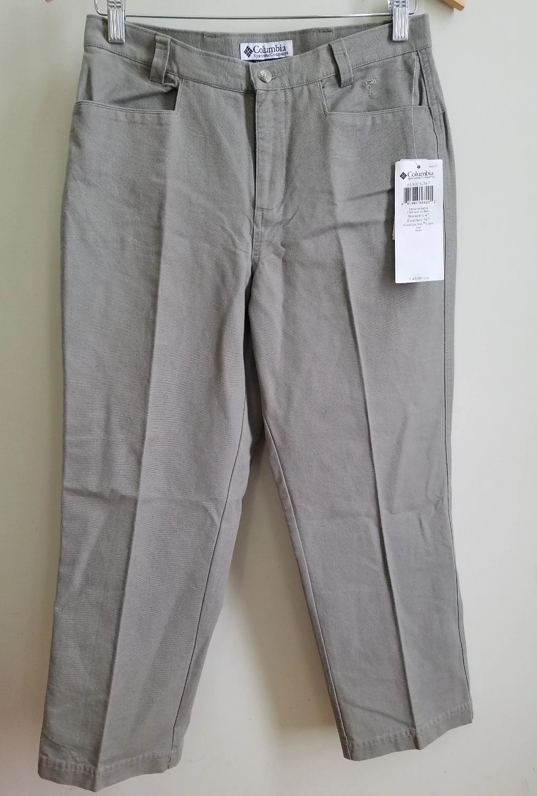 NWT Womens Columbia Sportswear Spring Sage Flamingo Bay Capri Pants 4 $40.00