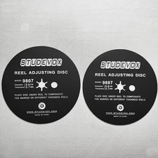 2x Trident NAB Adapter 98mm*0.7mm Spacer For Reel to Reel Tape Recorders