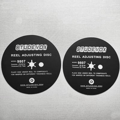 #ad 2x Trident NAB Adapter 98mm*0.7mm Spacer For Reel to Reel Tape Recorders $11.00