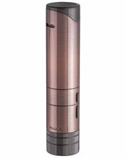 XiKAR 564BZG2 Turrim Dual Flame Cigar Lighter Gift Box Warranty Bronze