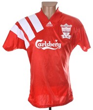 LIVERPOOL 1992/1993 HOME FOOTBALL SHIRT JERSEY ADIDAS SIZE S ADULT