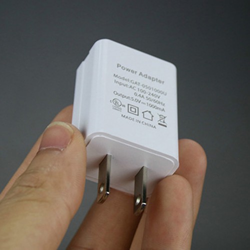 Adaptador de alimentación adaptador de pared adaptador de pared con interfaz USB de carga estadounidense 5V 1A - Imagen 13 de 13