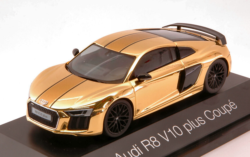 Herpa AUDI R8 V10 PLUS COUPE' GOLD 1:43 | eBay