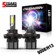 For Ford Expedition 2007-2014 Led Headlight Hilo Beam Bulbs 6000k White 80w 2x For Ford Expedition 2007-2014 Led Headlight Hilo Beam Bulbs 6000k White 80w 2x