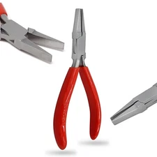 5" Flat Nose Pliers w/Spring Jewelry Making Beading Wiring Wire Metal Forming